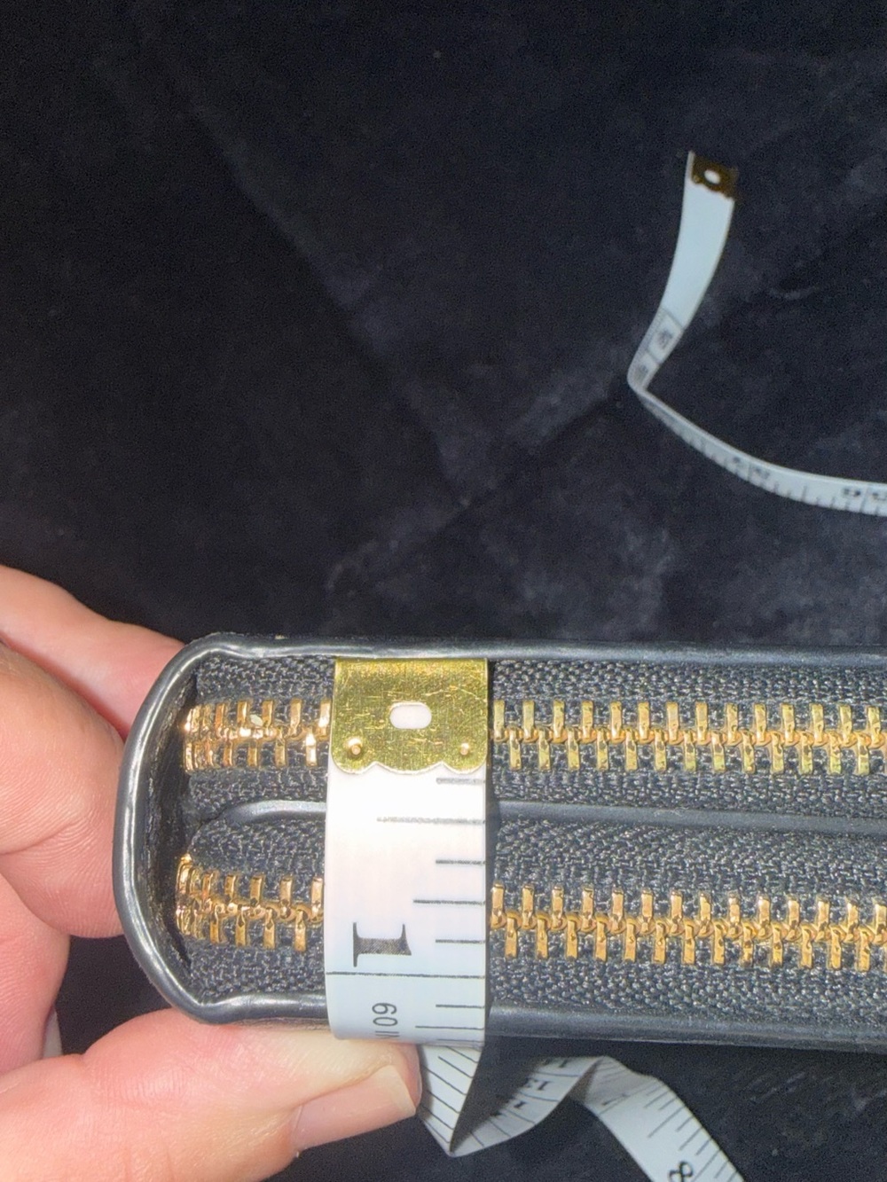 Coach Black Pebbled Leather Wallet with Gold Logo - Picture 9 of 11